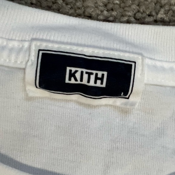 NWOT KITH Running Club Men’s Shirt Sz L White Vintage - Picture 4 of 7
